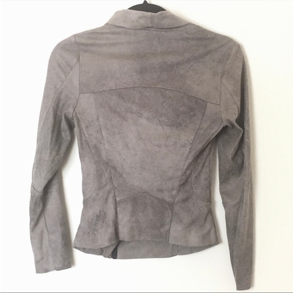 Zara faux suede side zip jacket - Picture 3 of 10